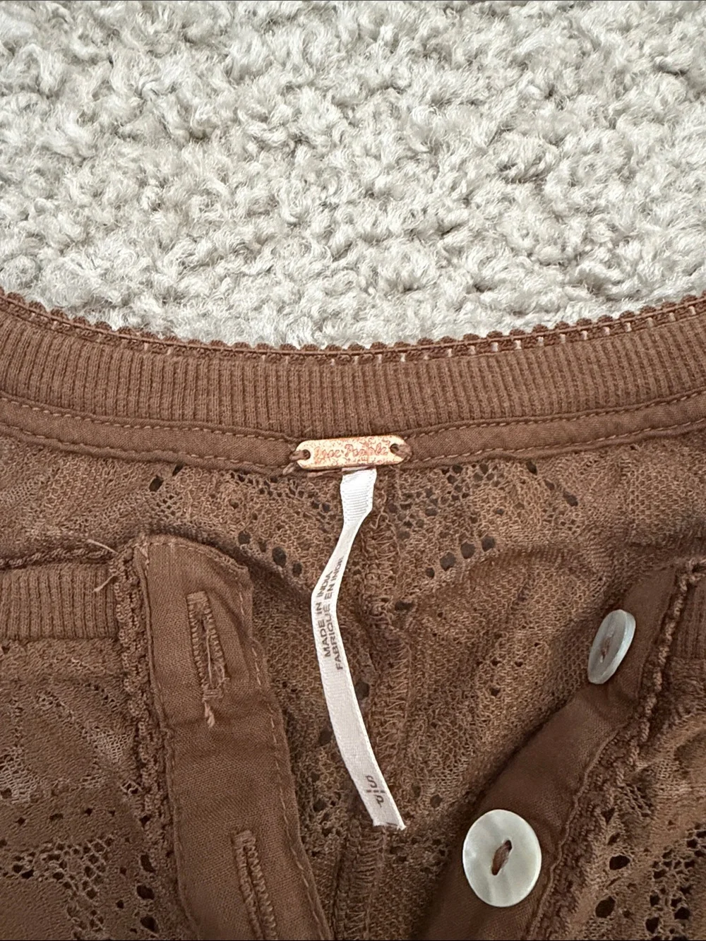 Free People lightweight brown